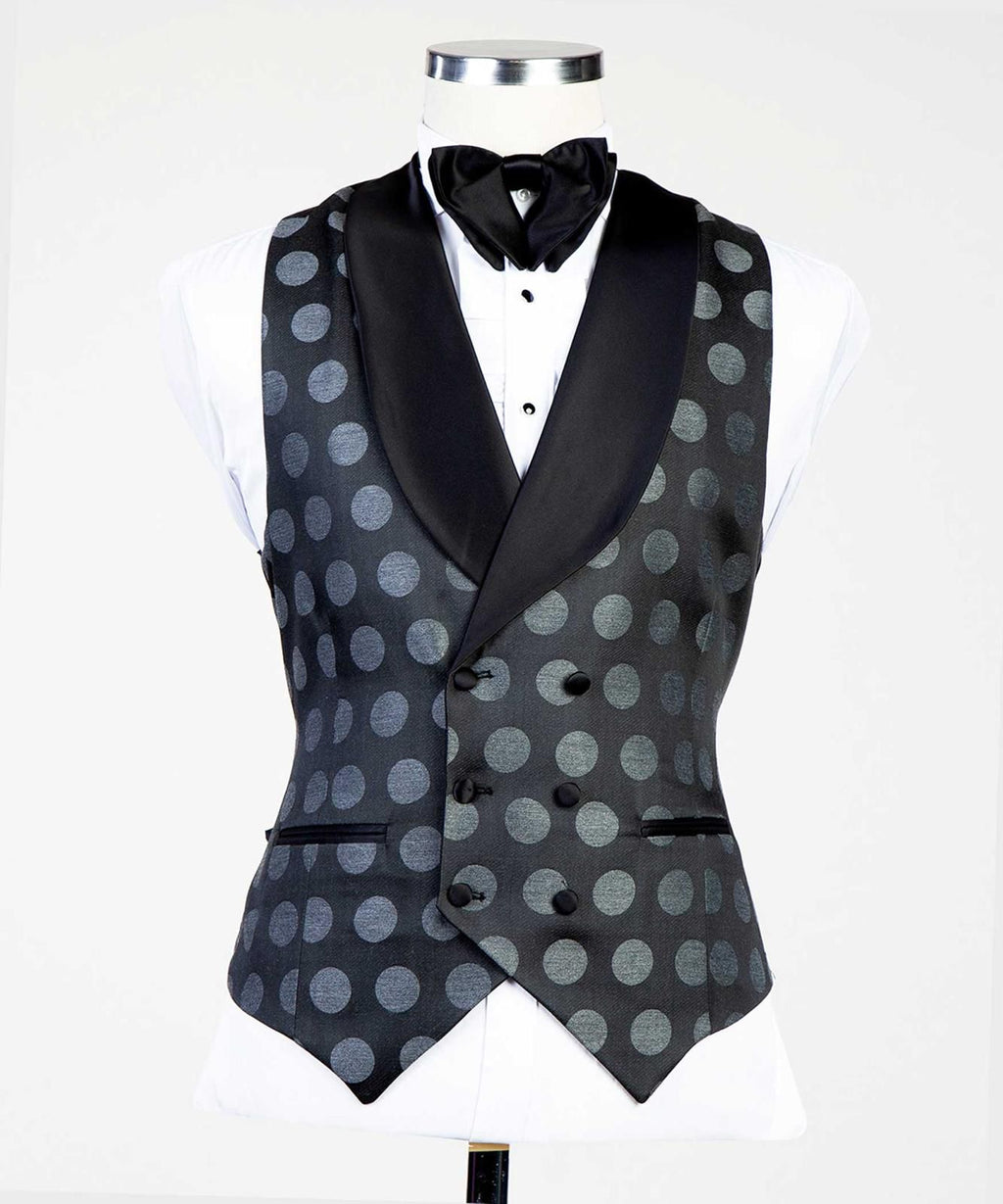 VIVATI Eclipse Shawl Lapel Tuxedo Jacket &amp; Waistcoat Set
