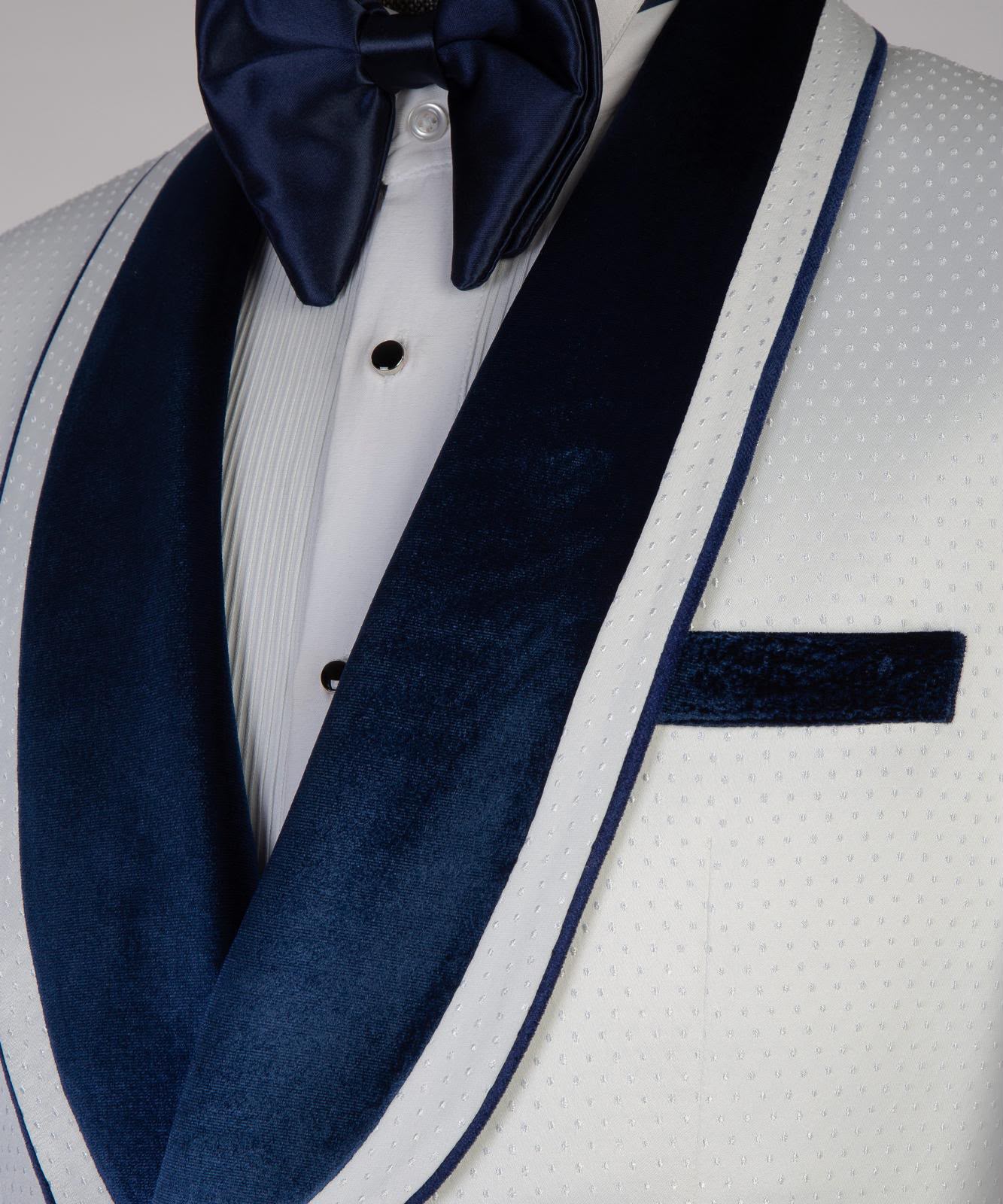 Arctic Ivory Double-Breasted Tuxedo