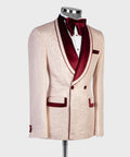 Arctic Ivory Double-Breasted Tuxedo
