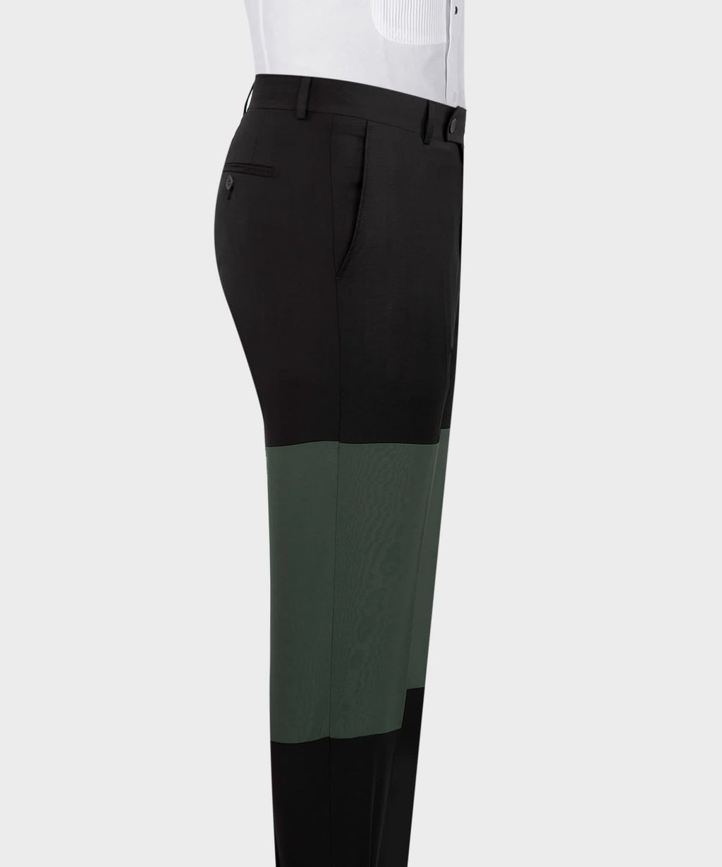 VIVATI Emerald Noir Double-Breasted Tuxedo Set