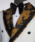 Ivory Gold Royale Brocade Tuxedo
