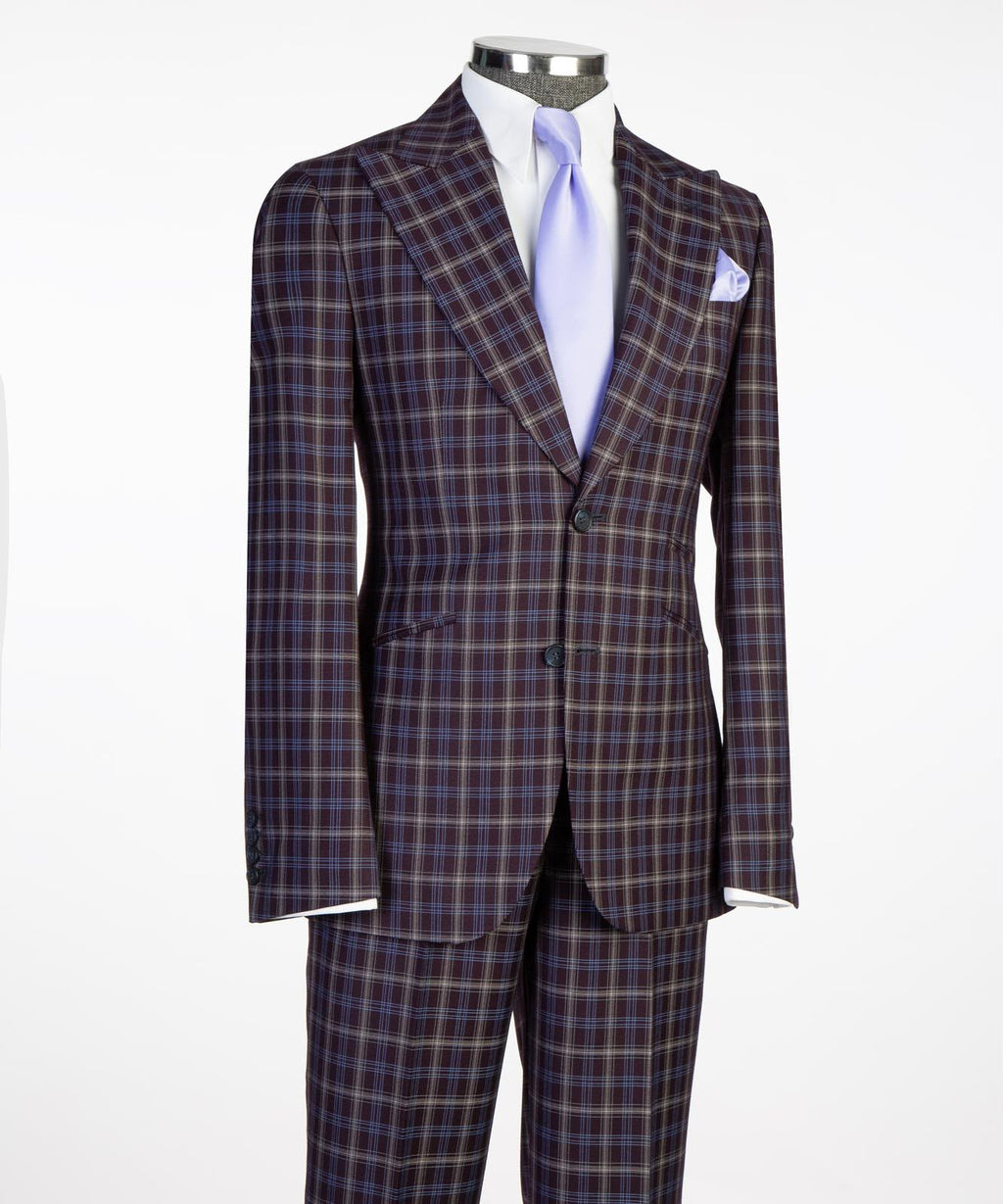 VIVATI Royal Plaid 3-Piece Suit