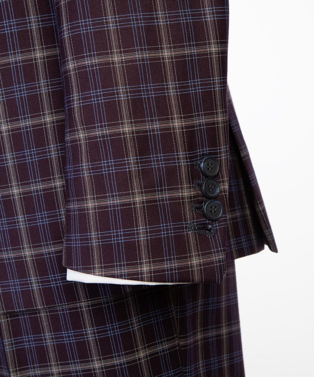 VIVATI Royal Plaid 3-Piece Suit