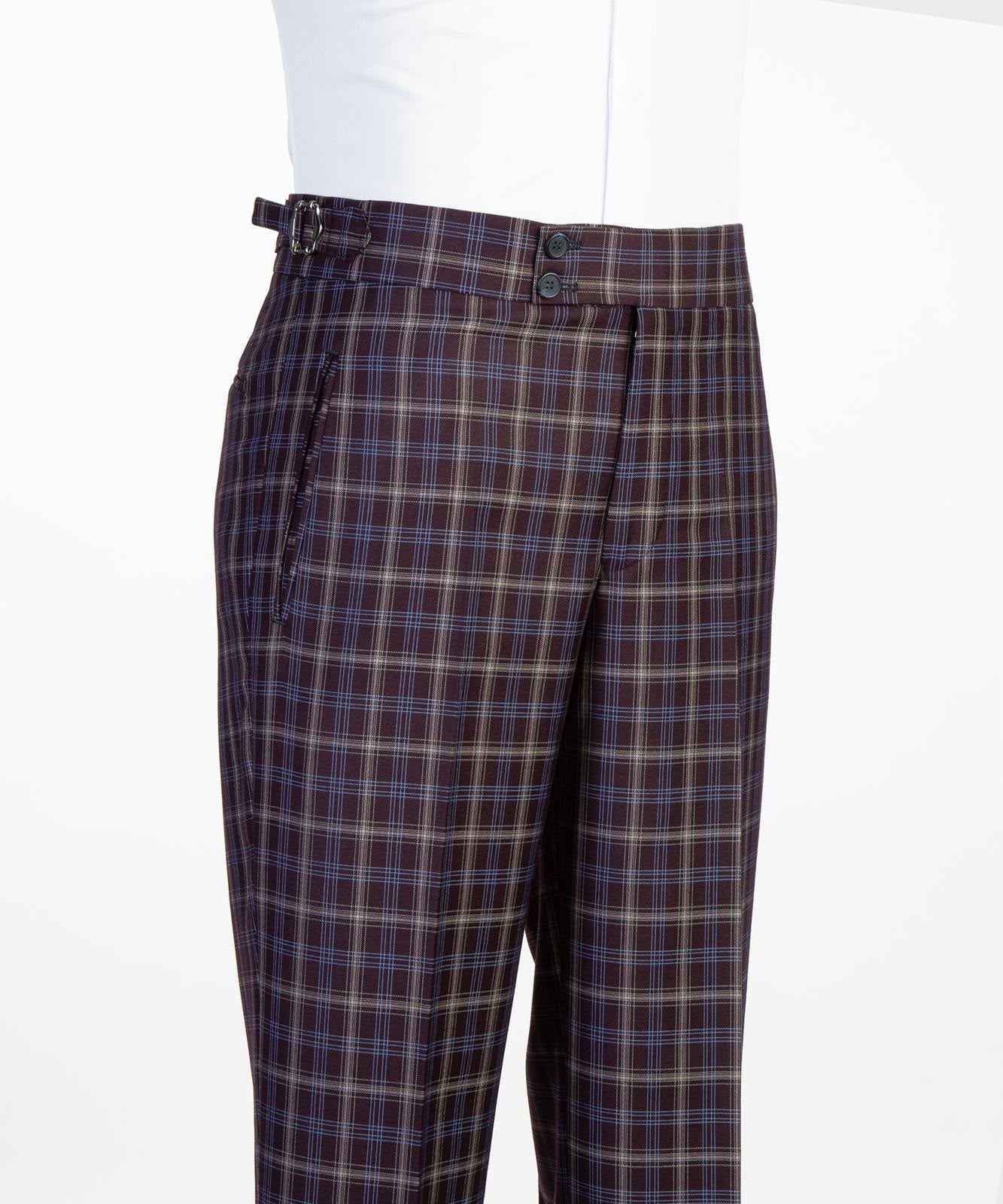 VIVATI Royal Plaid 3-Piece Suit