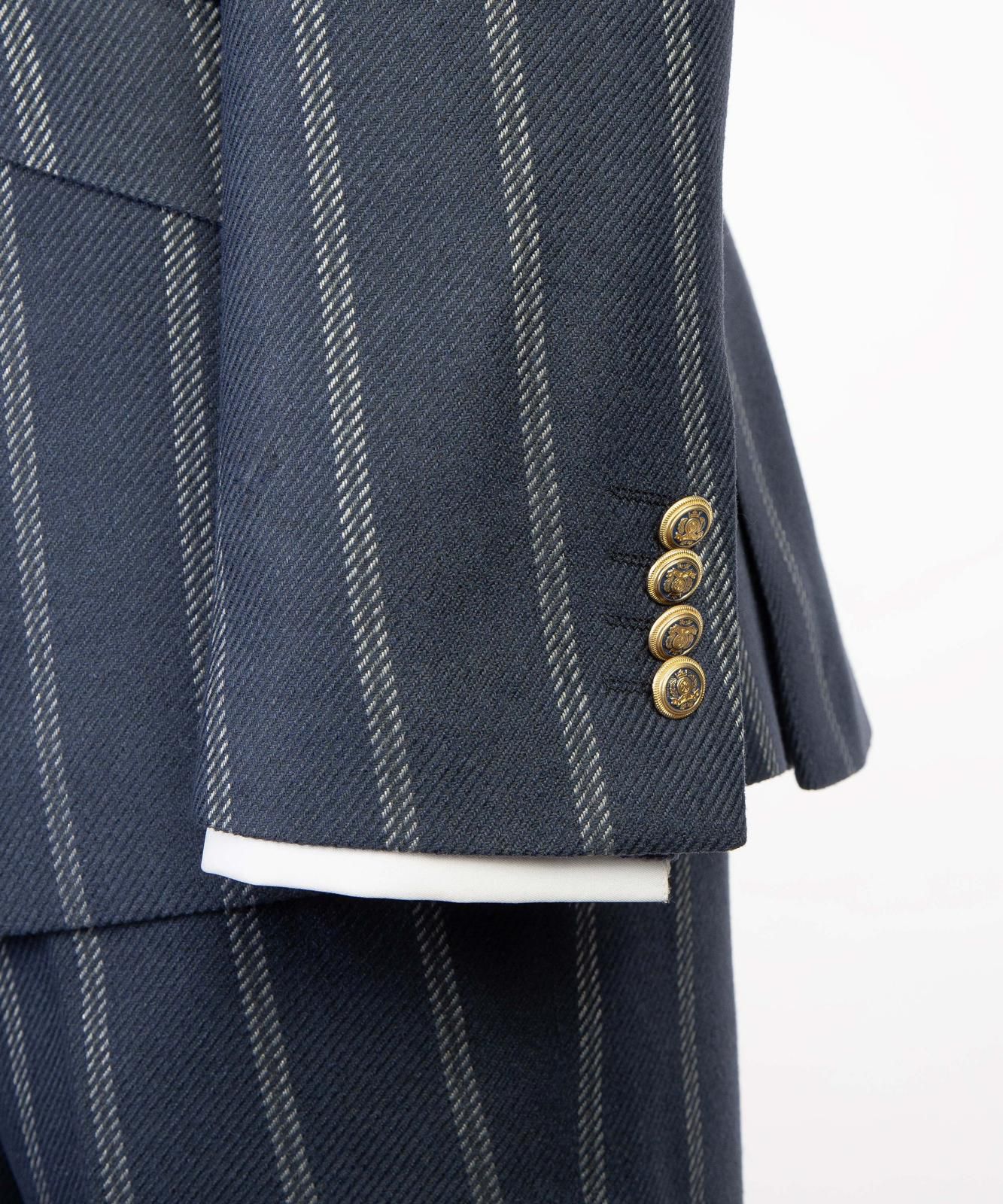 Men’s Luxury Double-Breasted Checkered Suit – Blazer & Trousers with Matching Tie