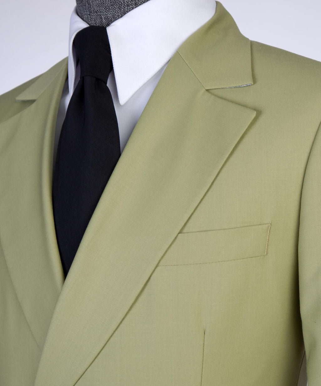 Men’s Luxury Double-Breasted Wrap Suit Set – Tailored Blazer & Trousers