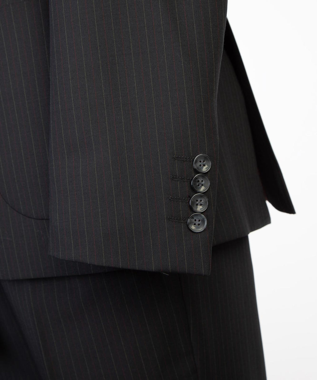 Men’s Luxury Double-Breasted Wrap Suit Set – Tailored Blazer & Trousers