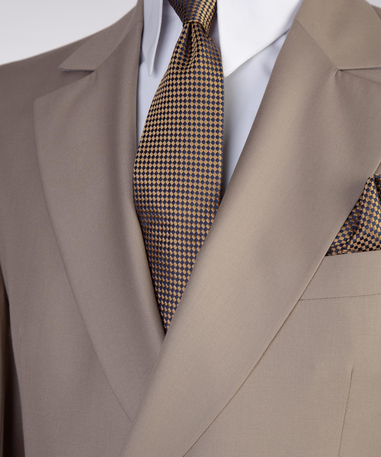Men’s Luxury Double-Breasted Wrap Suit Set – Tailored Blazer & Trousers