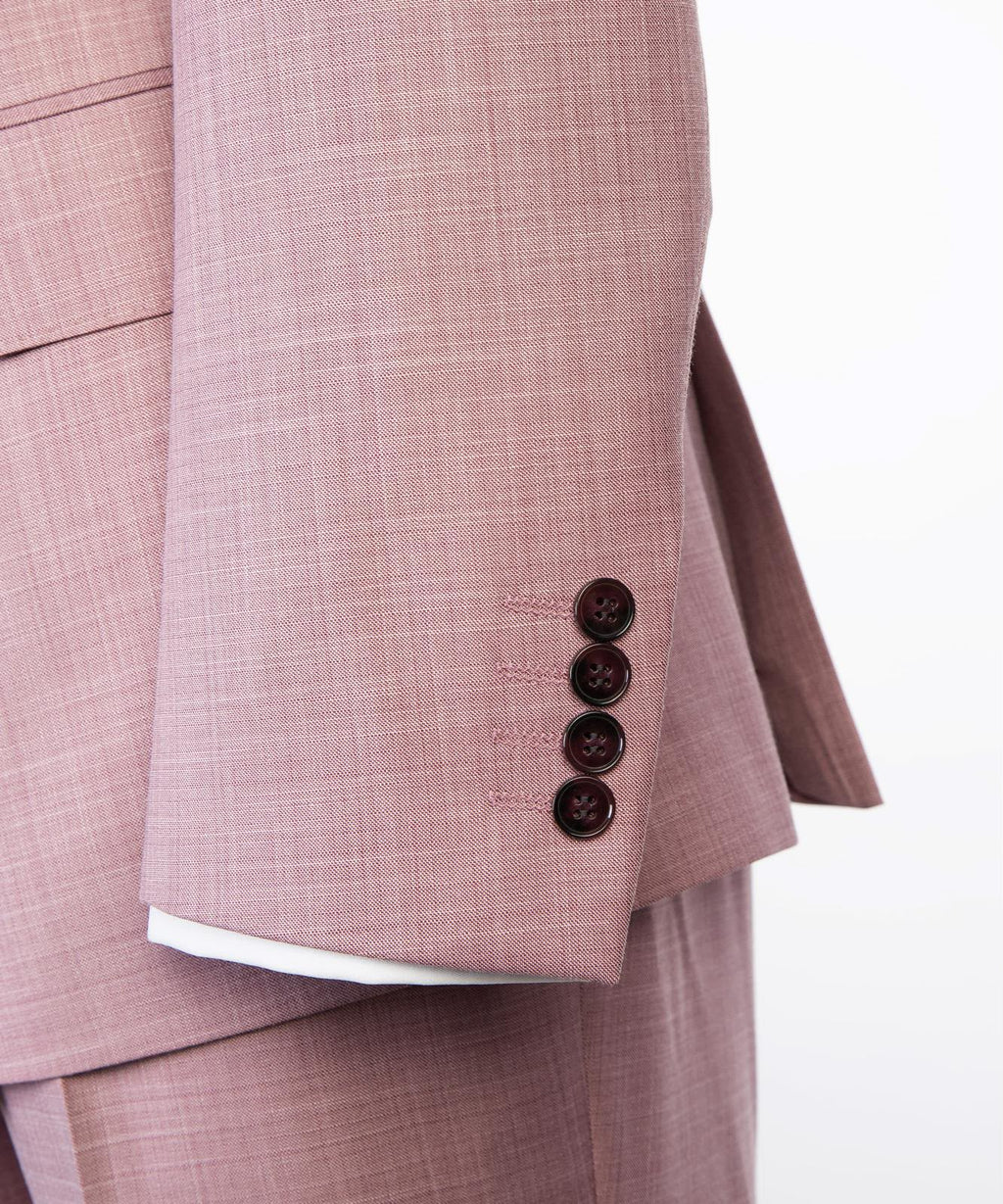 Men’s Luxury Double-Breasted Flared Suit Set – Blazer, Trousers, Tie & Pocket Square