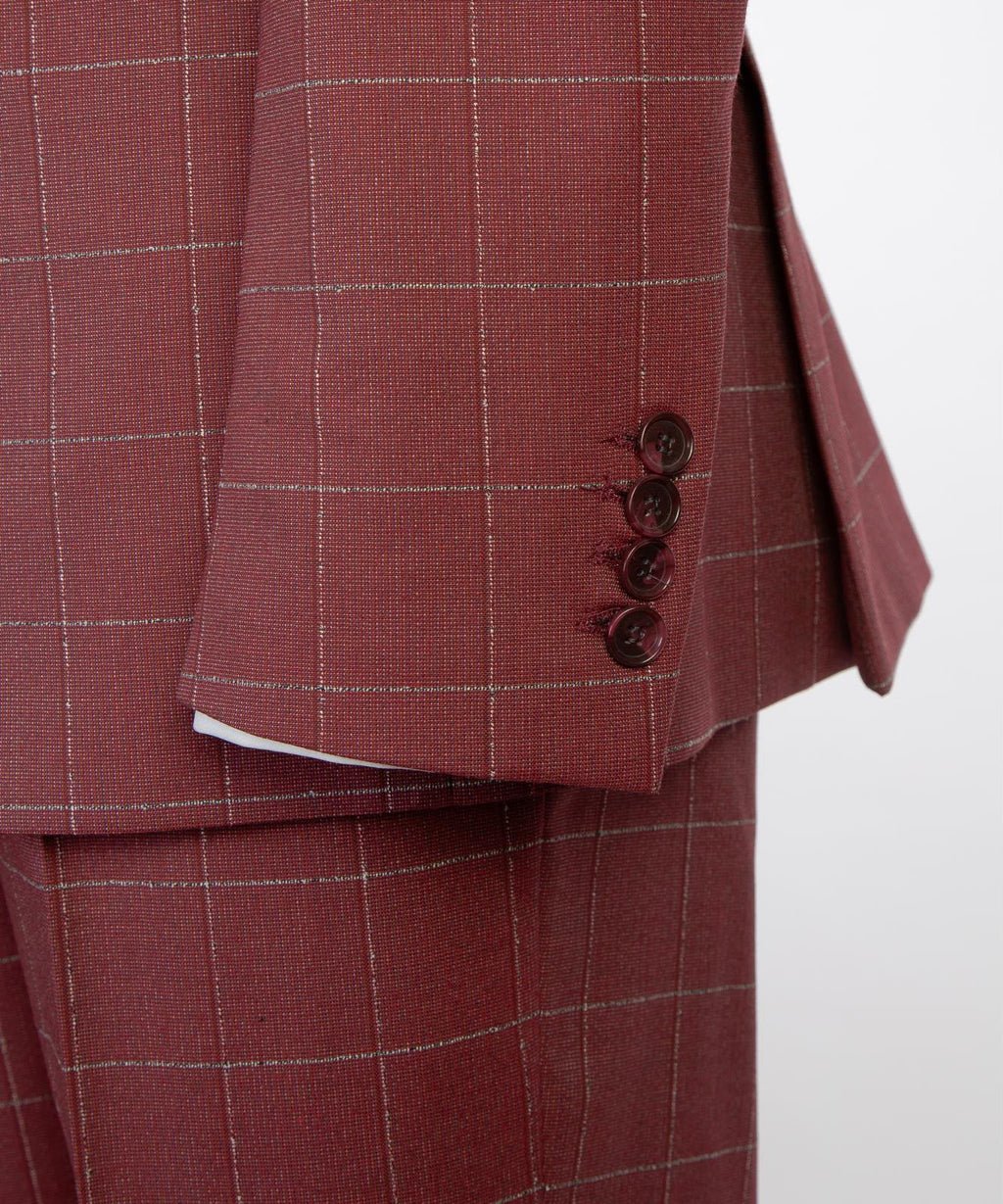 Vivati Milano Check 3-Piece Suit | Men's Formal Suits