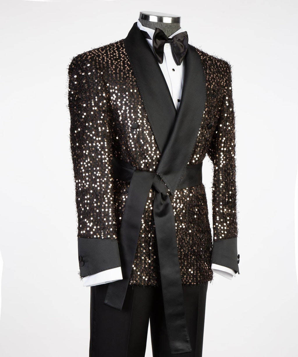 Men’s Sequin Tuxedo Suit
