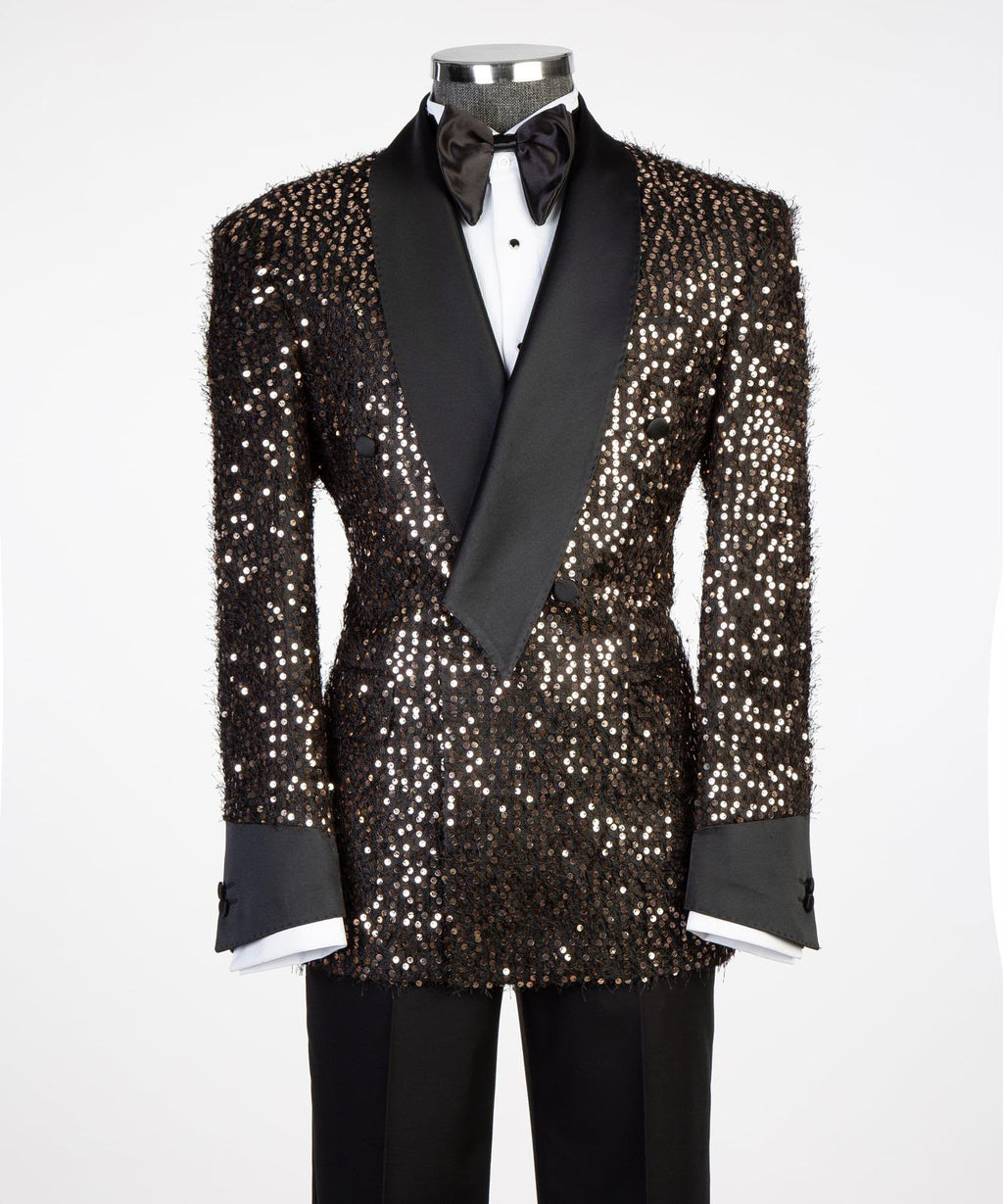 Men’s Sequin Tuxedo Suit