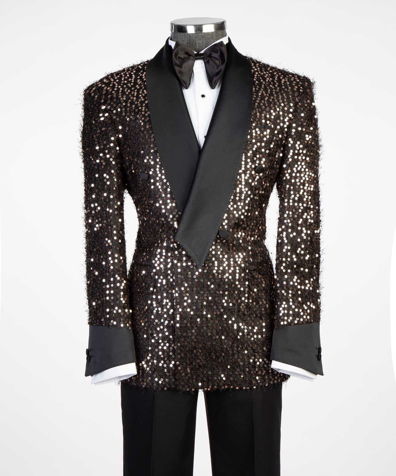 Men’s Sequin Tuxedo Suit