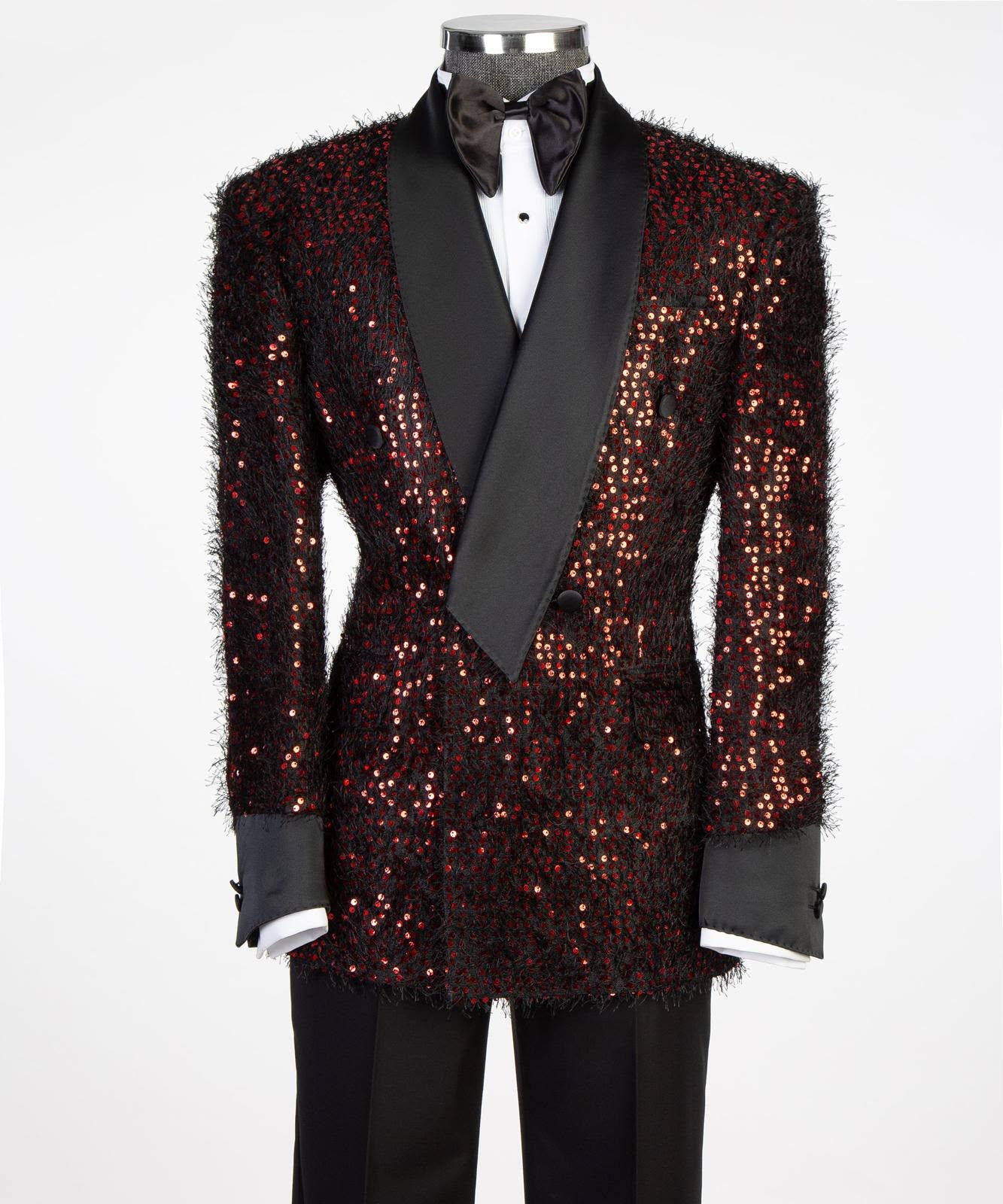 Men’s Sequin Tuxedo Suit