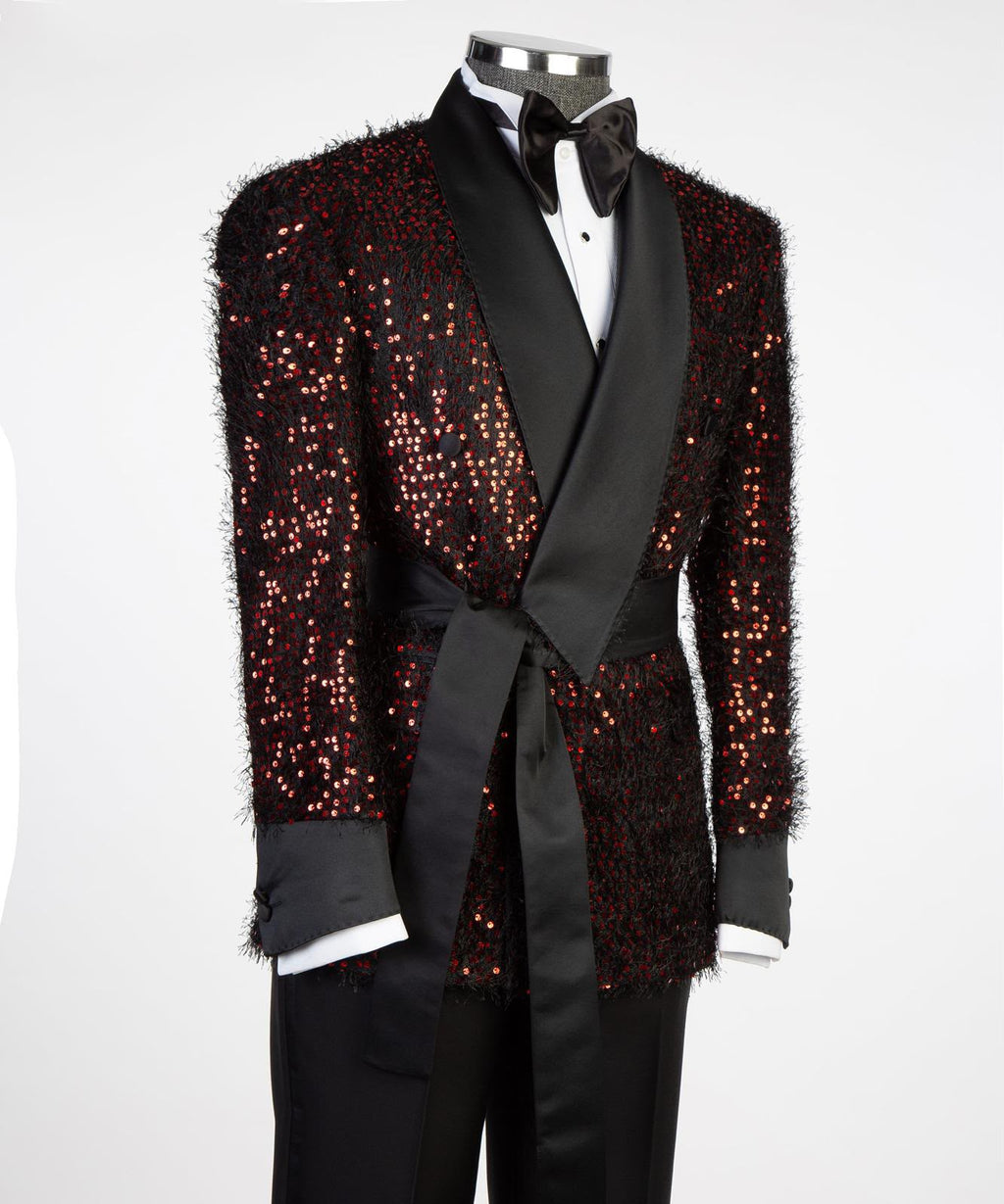 Men’s Sequin Tuxedo Suit