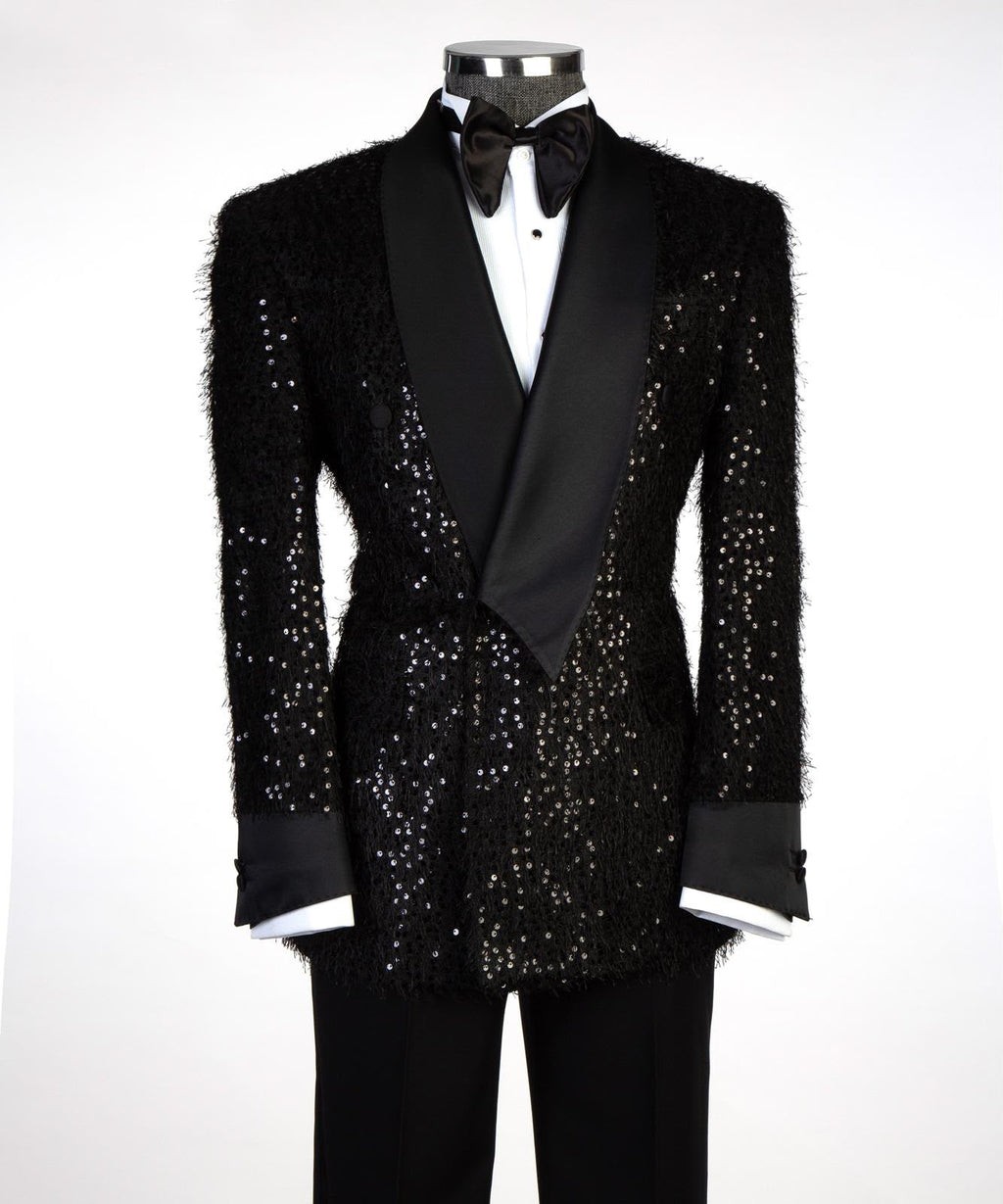 Men’s Sequin Tuxedo Suit
