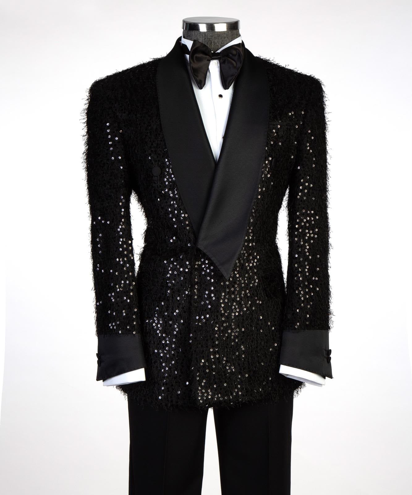 Men’s Sequin Tuxedo Suit