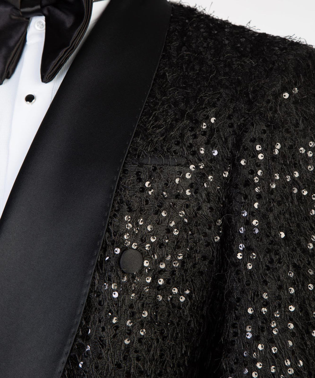 Men’s Sequin Tuxedo Suit