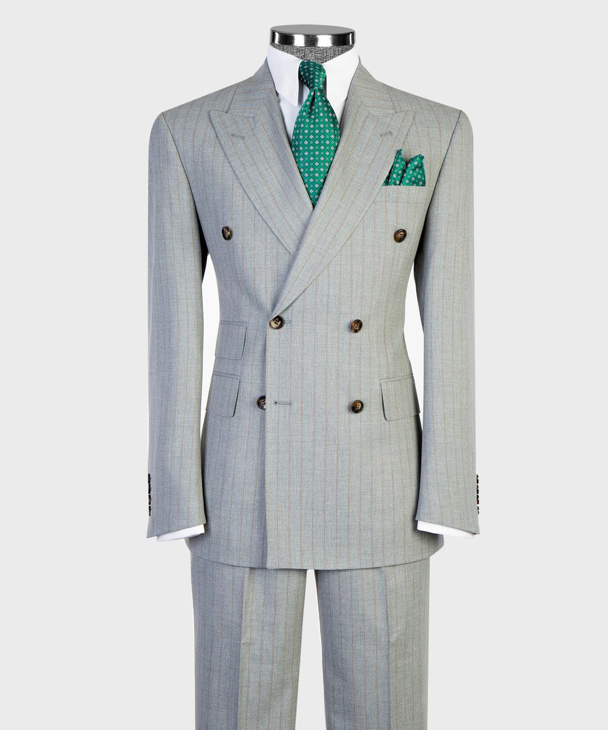 Emerald Regent Pinstripe Suit