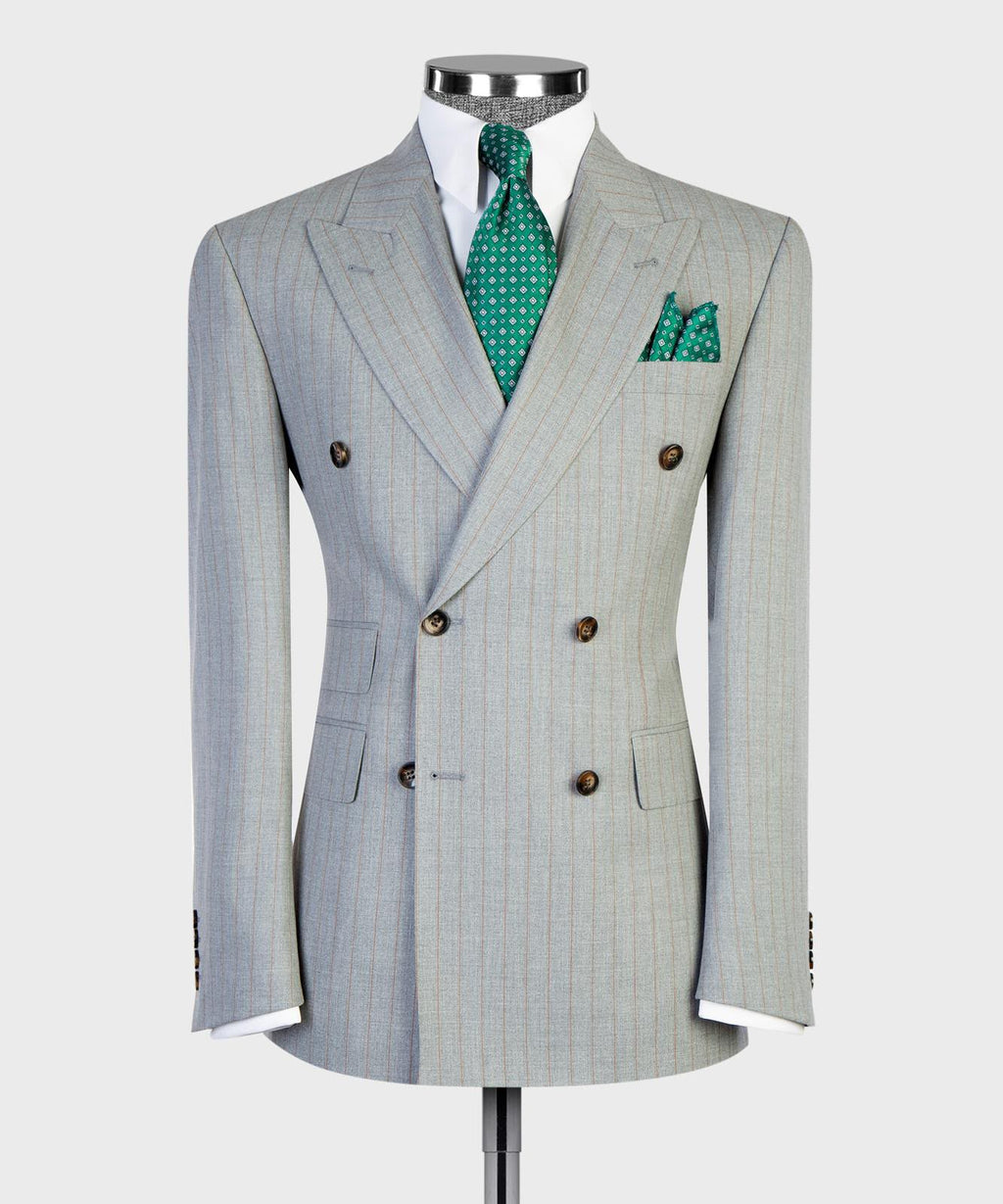 Emerald Regent Pinstripe Suit