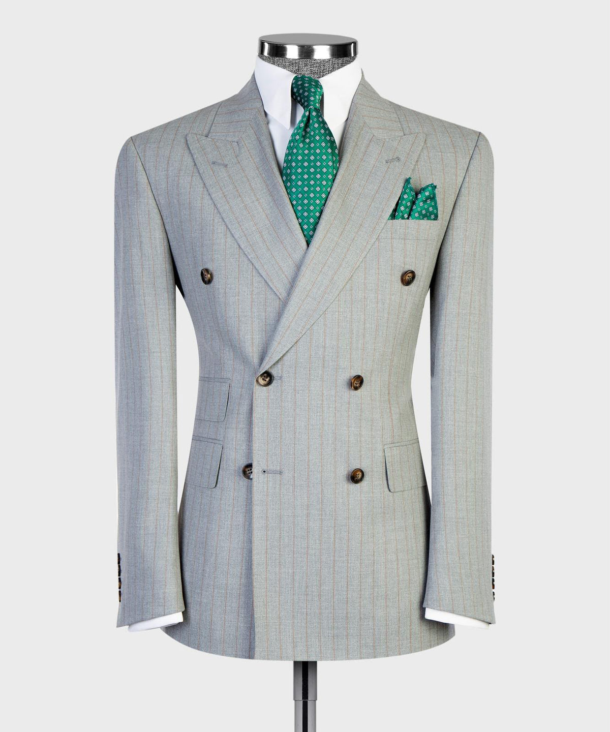 Emerald Regent Pinstripe Suit