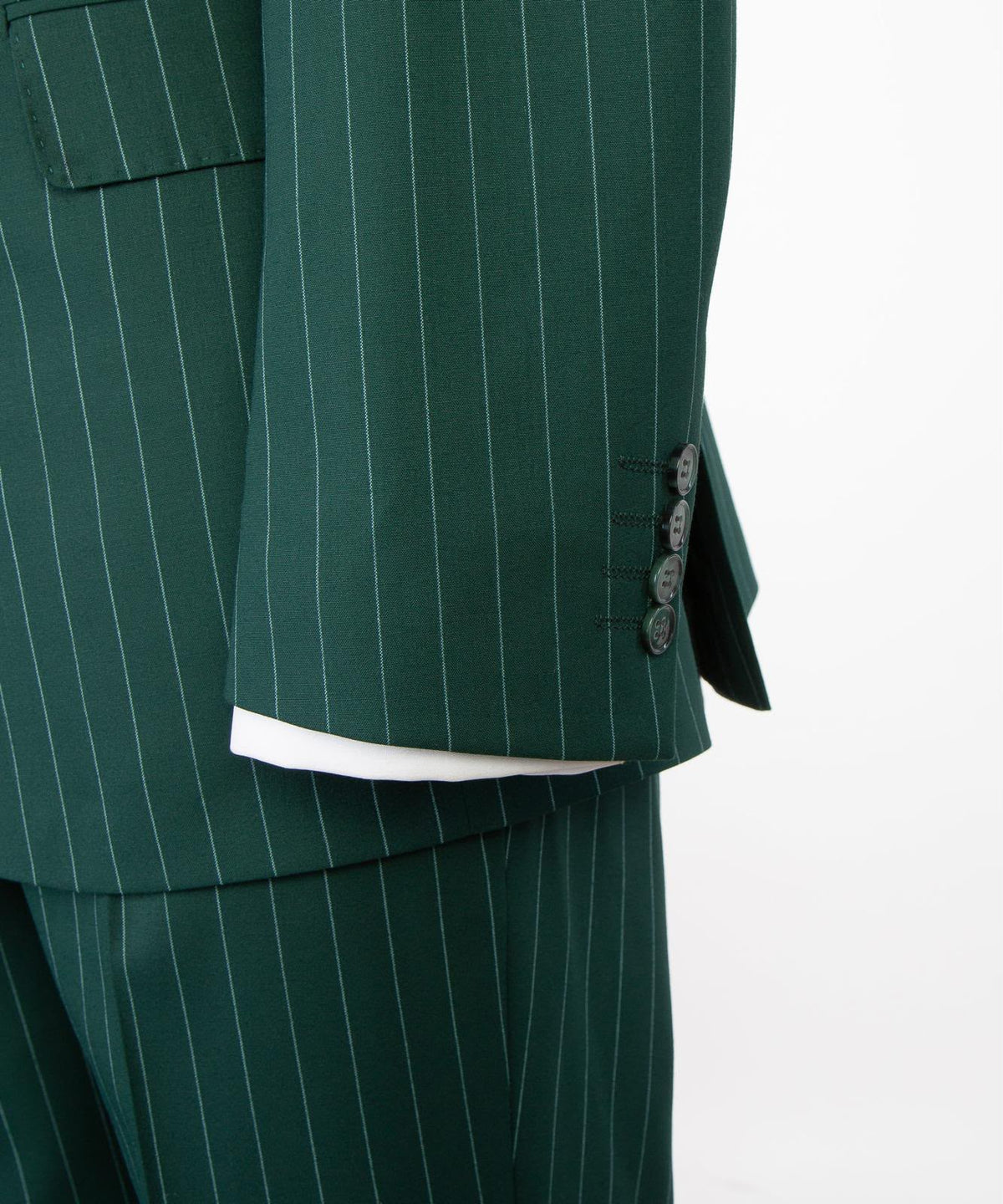 Emerald Dynasty Pinstripe Suit