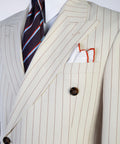 Ivory Sovereign Pinstripe Suit