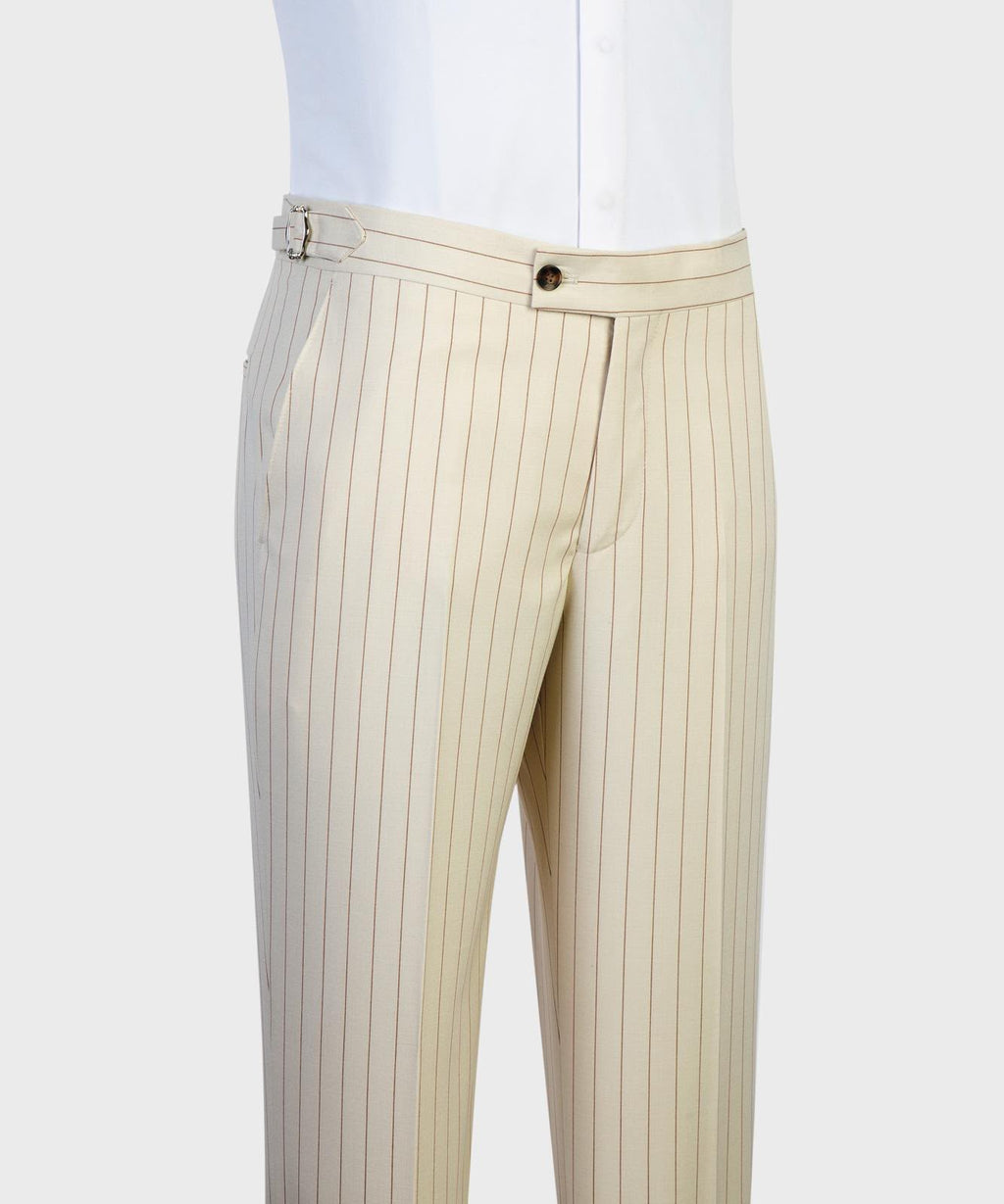 Ivory Sovereign Pinstripe Suit