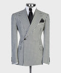 Monaco Noir Gingham Suit