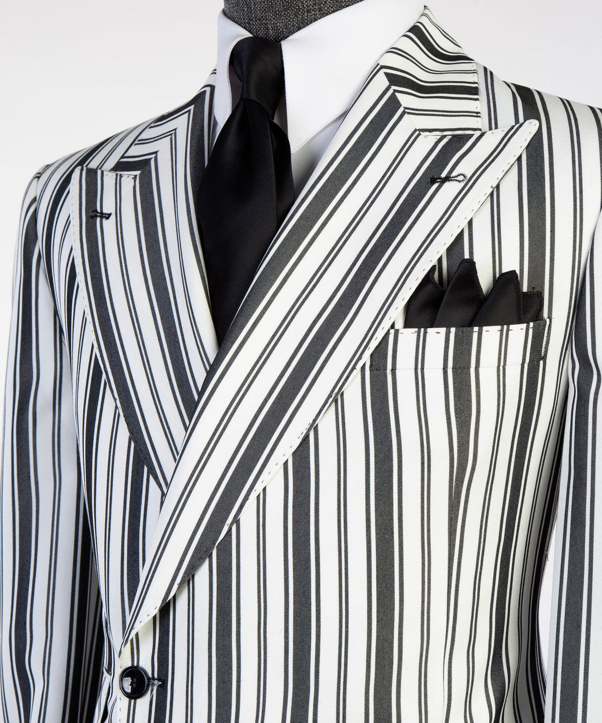Regent Noir Stripe Suit
