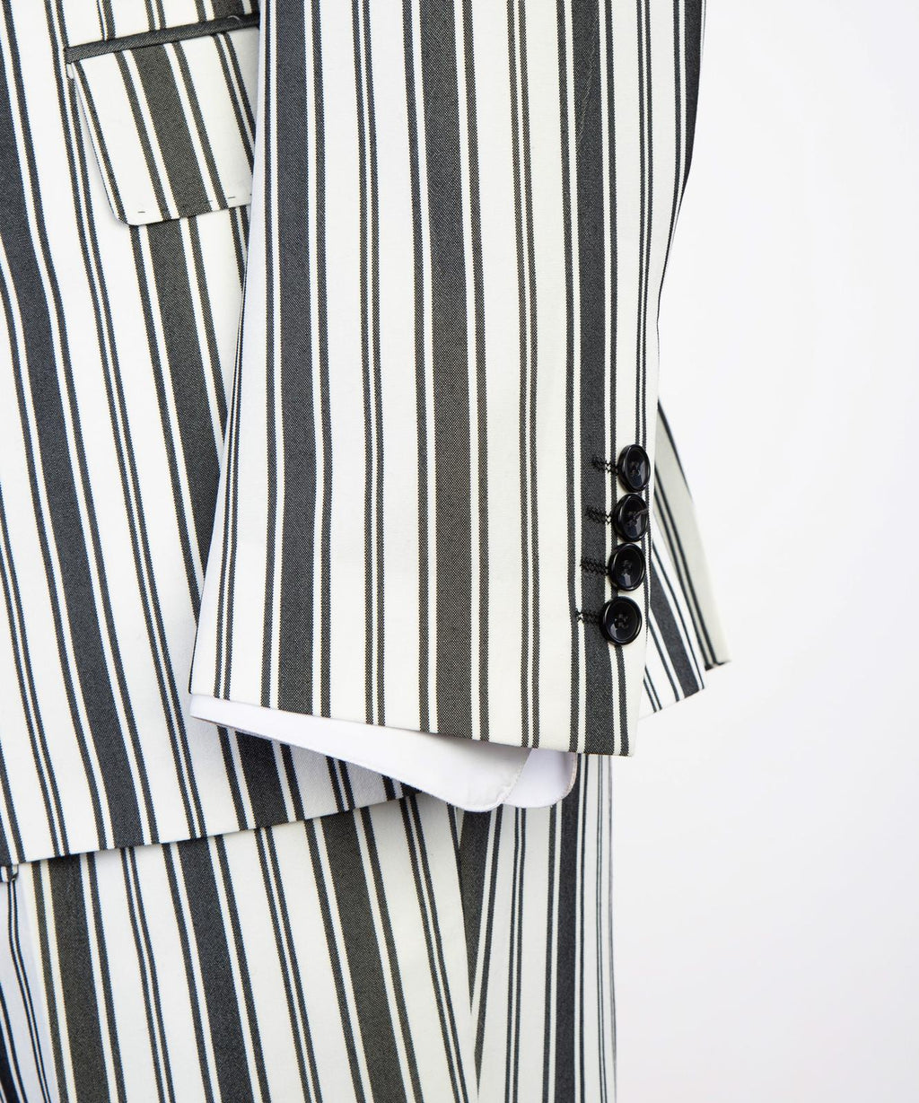 Regent Noir Stripe Suit