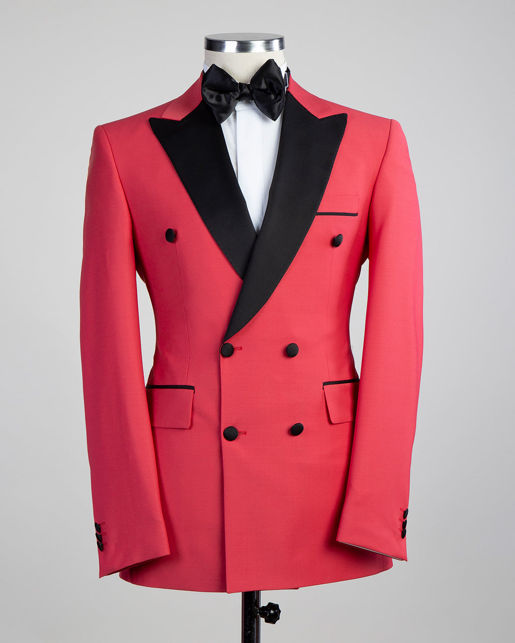 2 Piece Double Breasted Red Tuxedo
