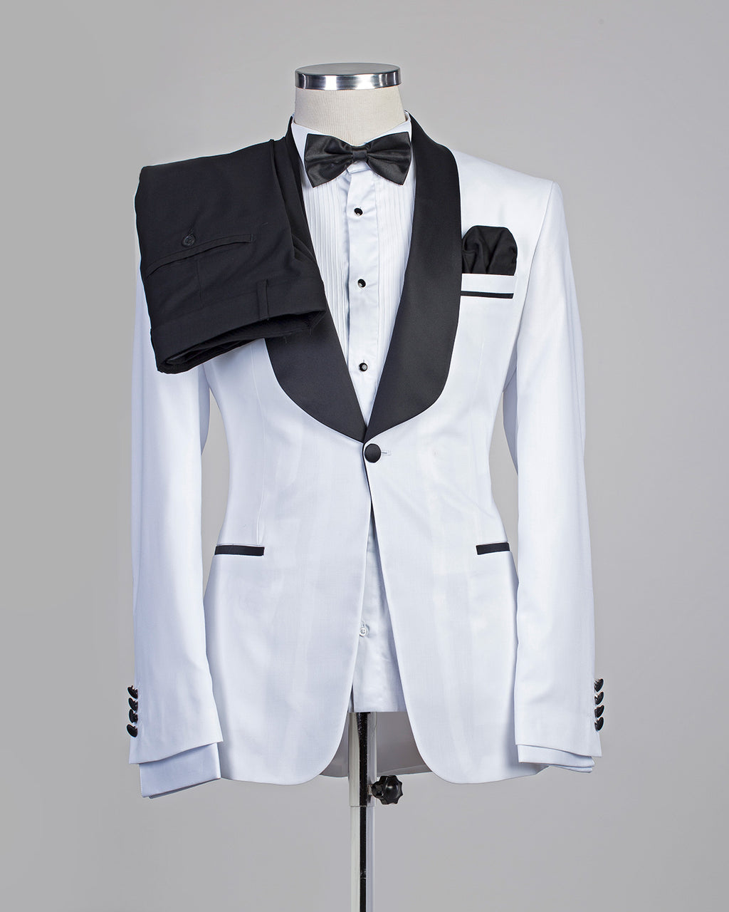 2 Piece White Tuxedo