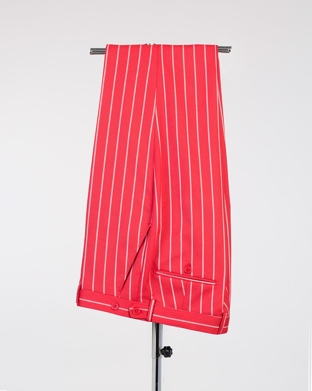 2 Piece Double Breasted Red Stripe Suit