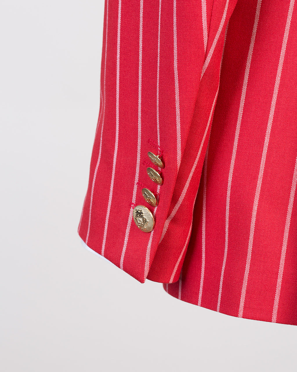2 Piece Double Breasted Red Stripe Suit