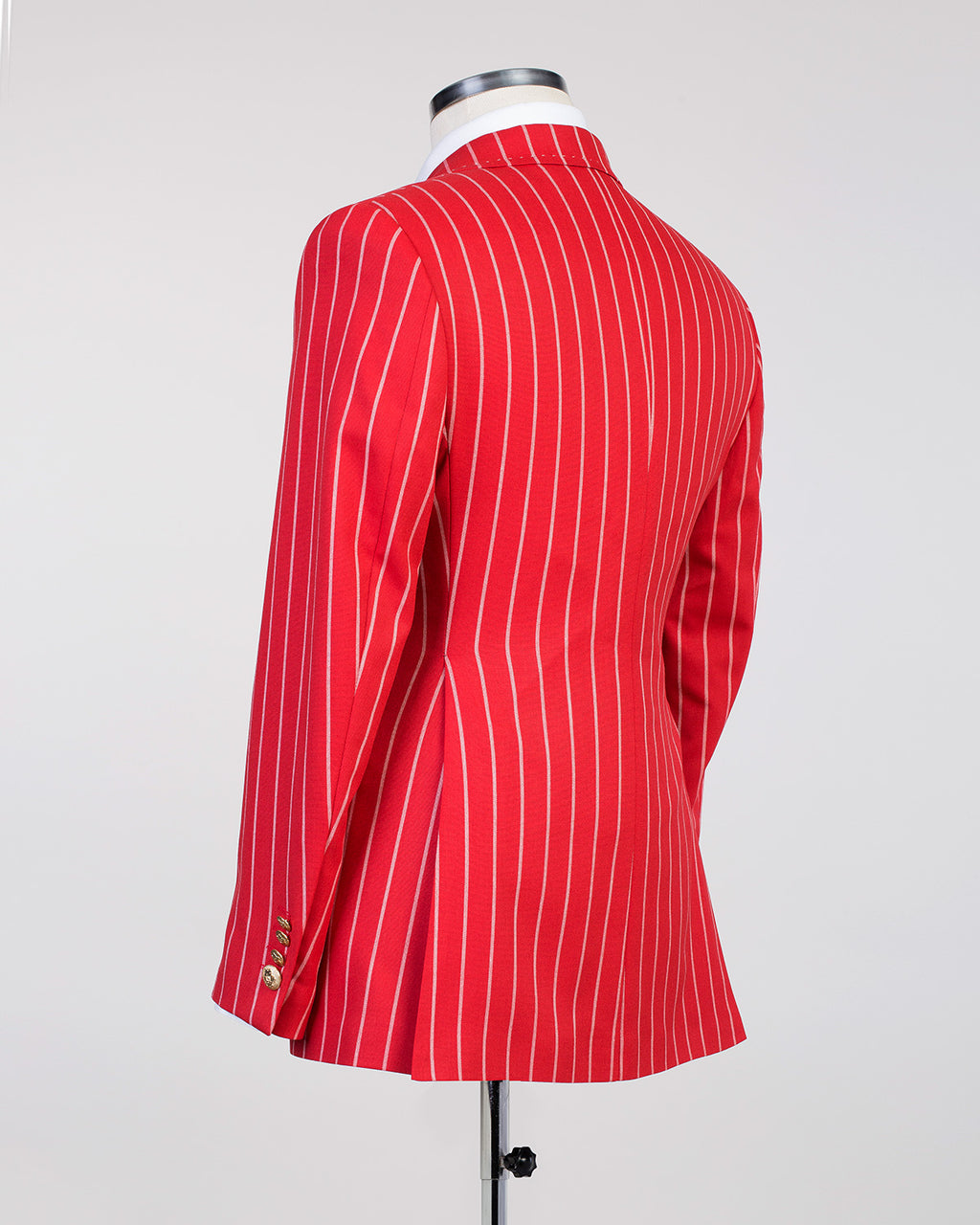 2 Piece Double Breasted Red Stripe Suit