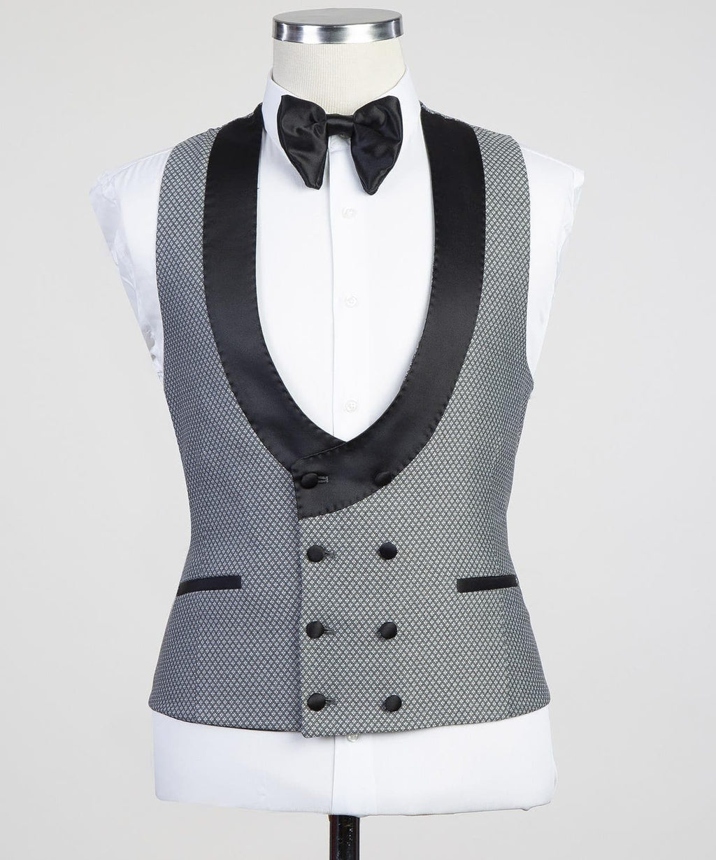 3 Piece Grey Tuxedo