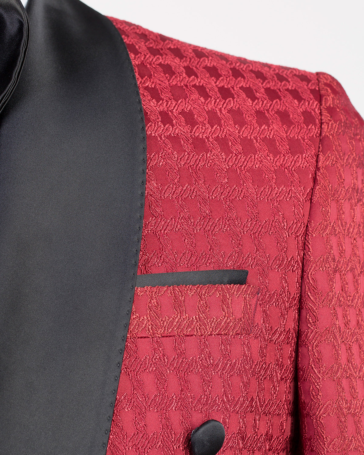 2 Piece Double Breasted Red Tuxedo