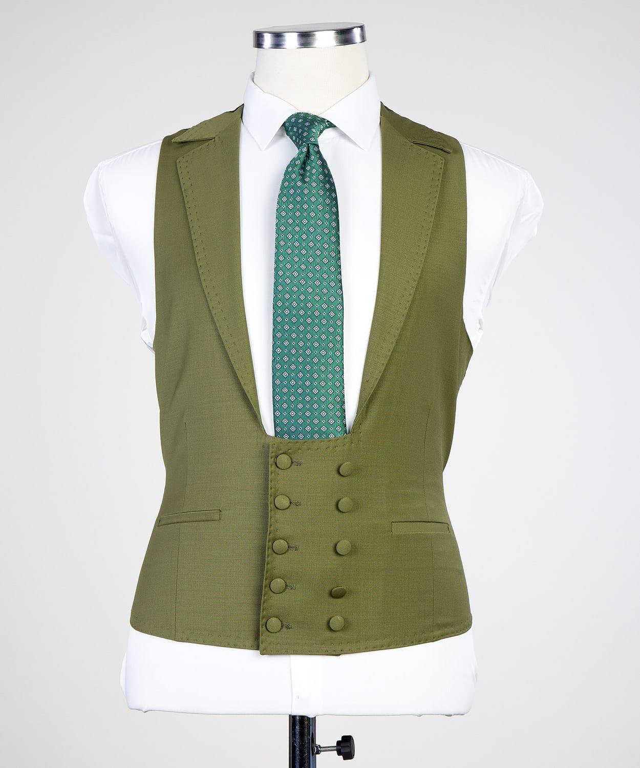 3 Piece Green Suit