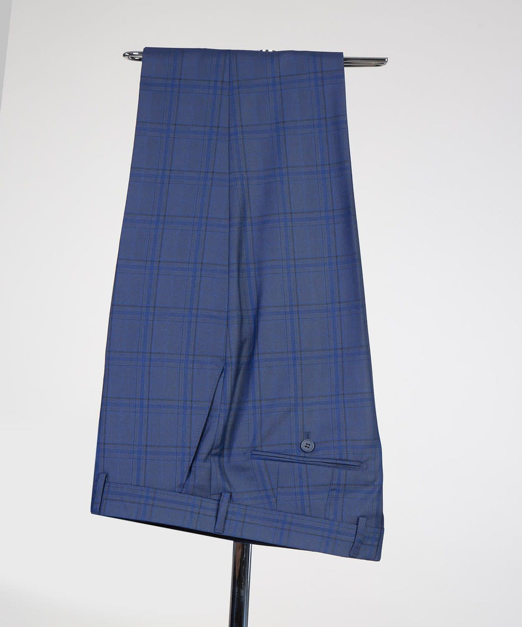 3 Piece Blue Striped Suit