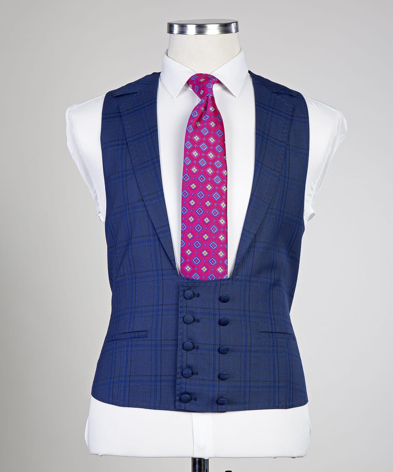 3 Piece Blue Striped Suit