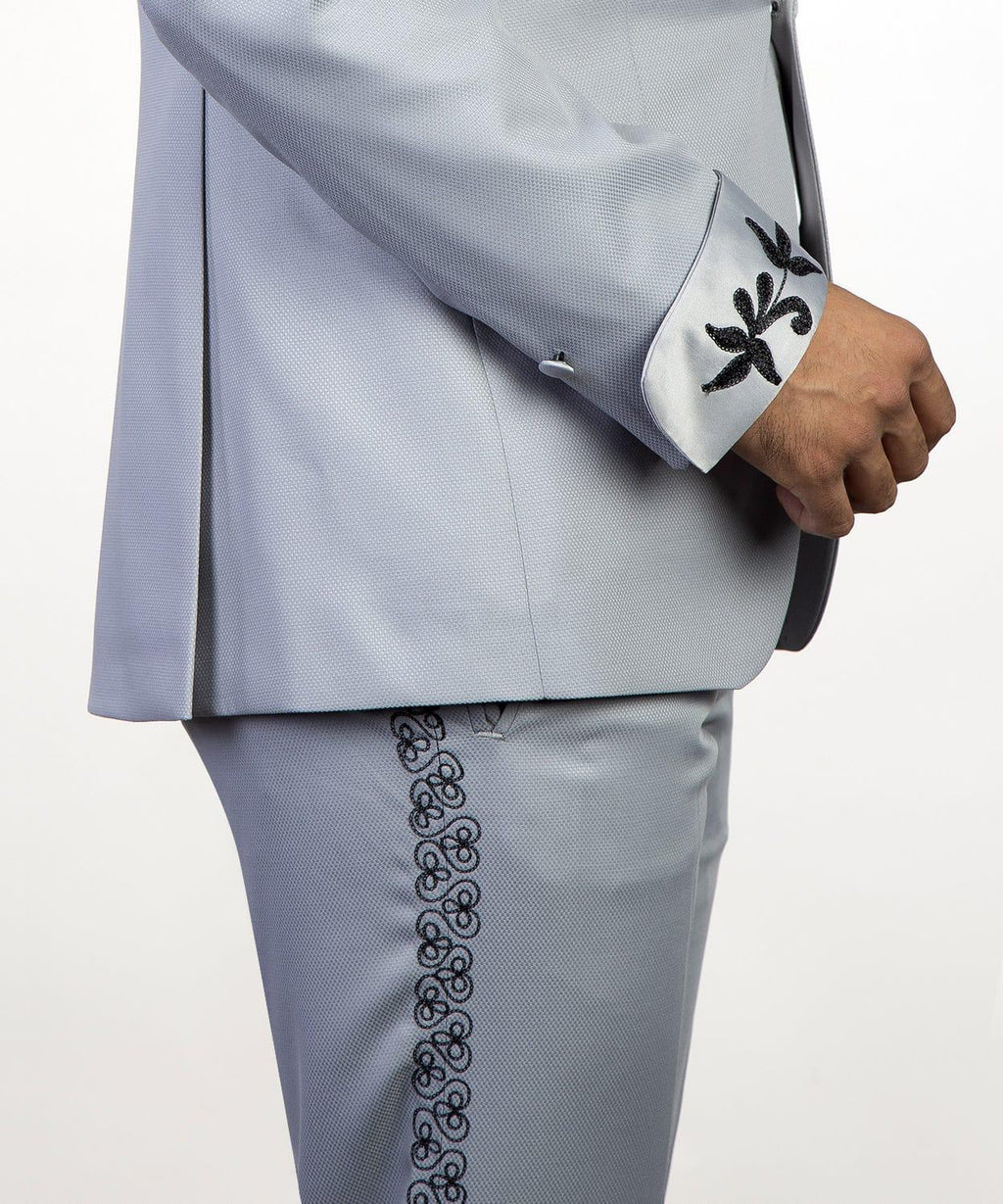 2 Piece Grey Tuxedo