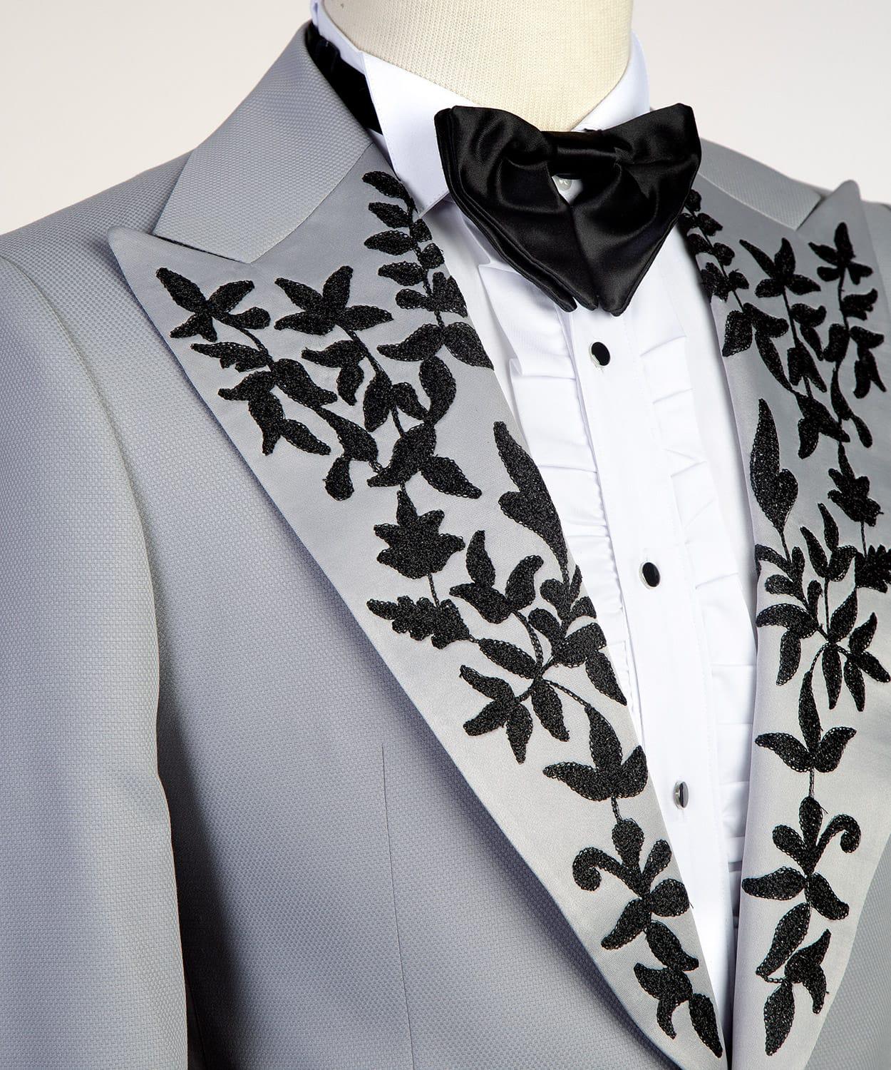 2 Piece Grey Tuxedo