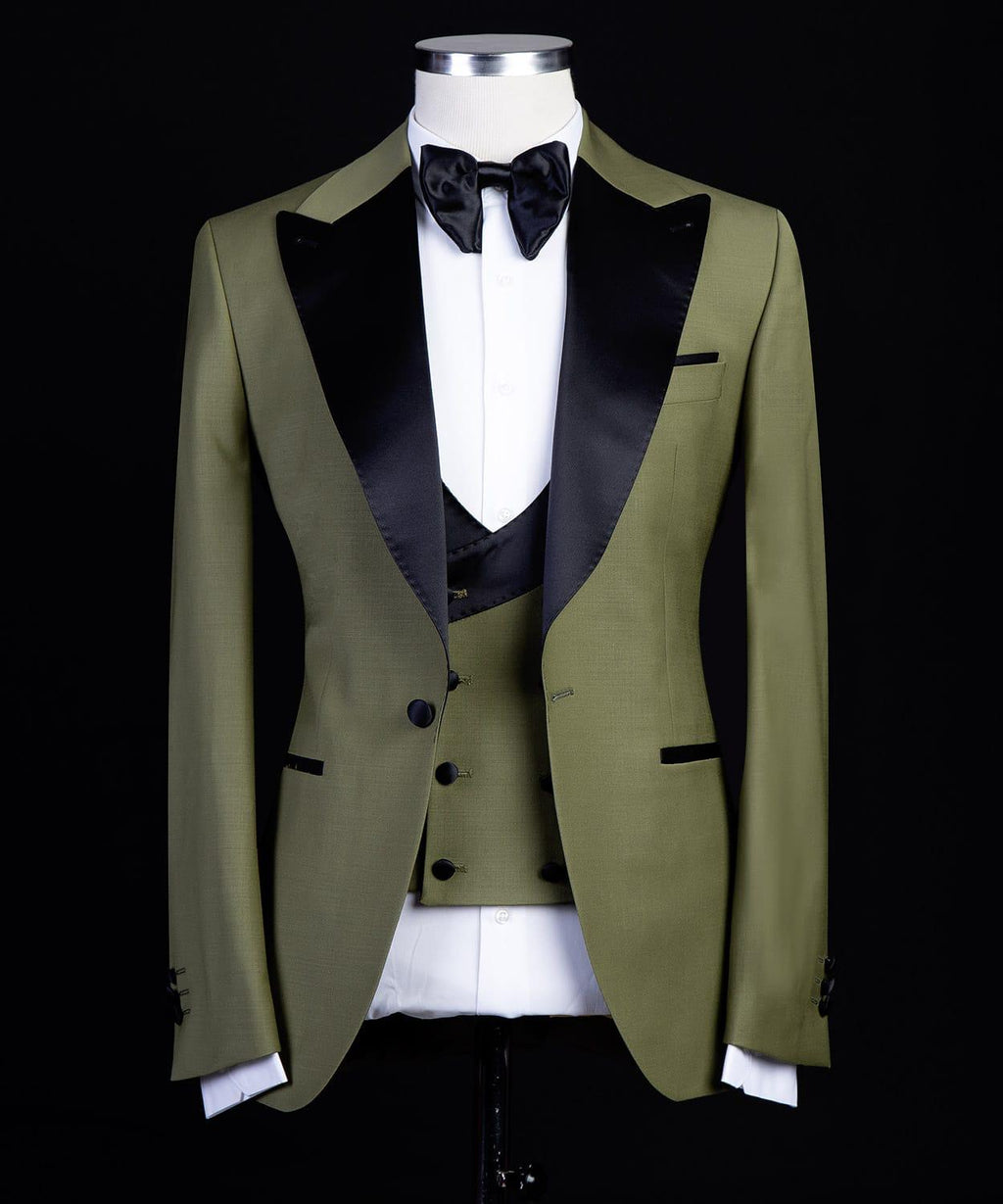 3 Piece Green Tuxedo