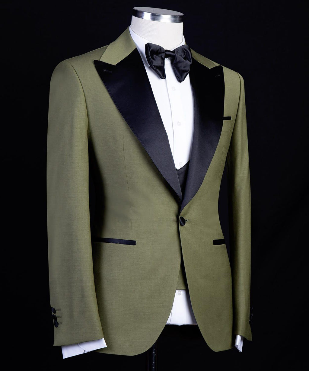 3 Piece Green Tuxedo