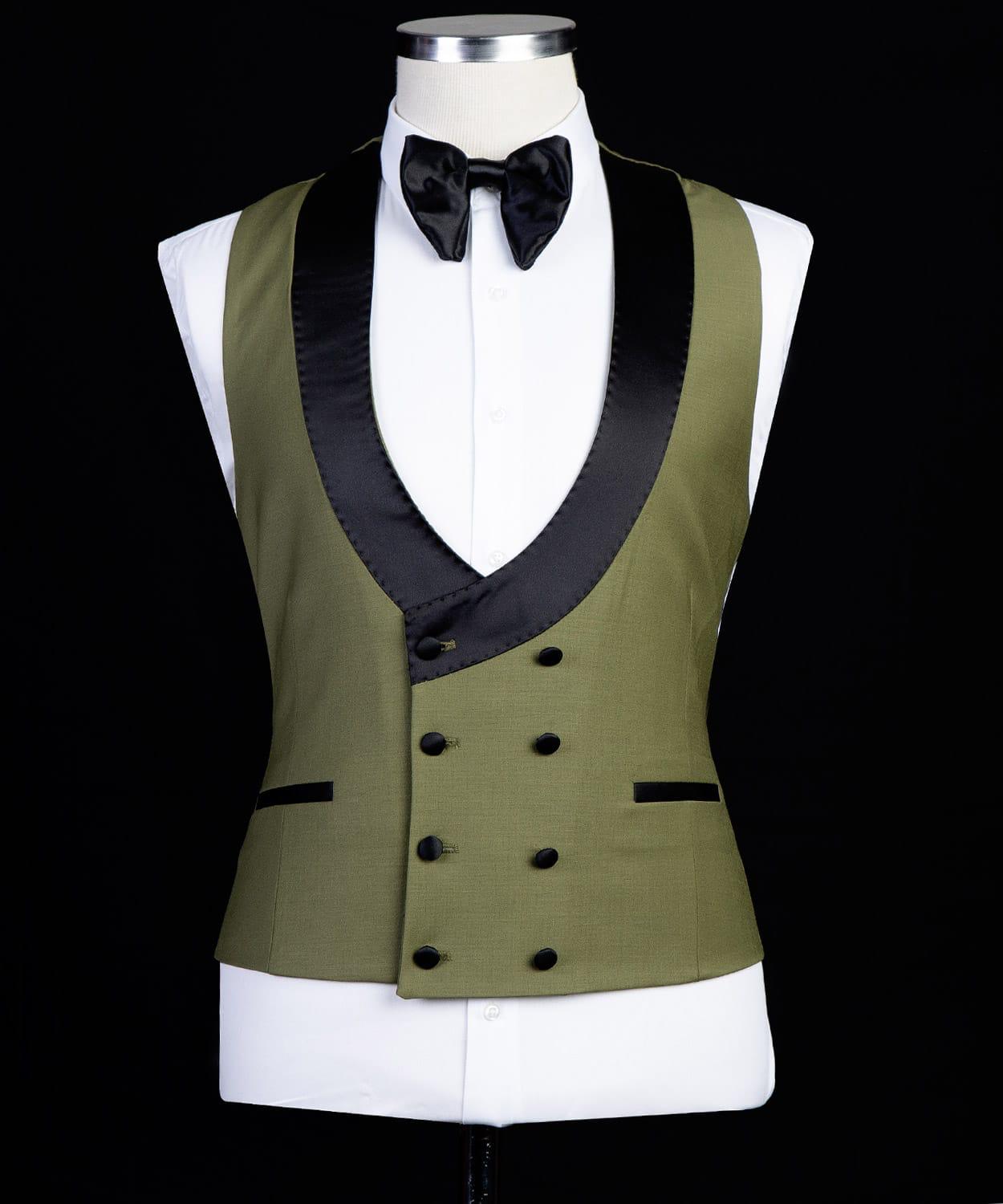 3 Piece Green Tuxedo