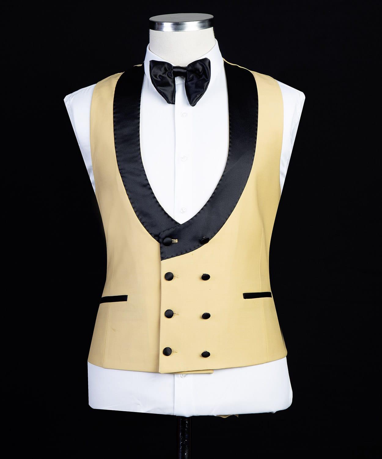3 Piece Yellow Tuxedo