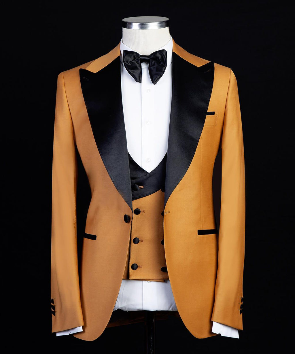 3 Piece Orange Tuxedo