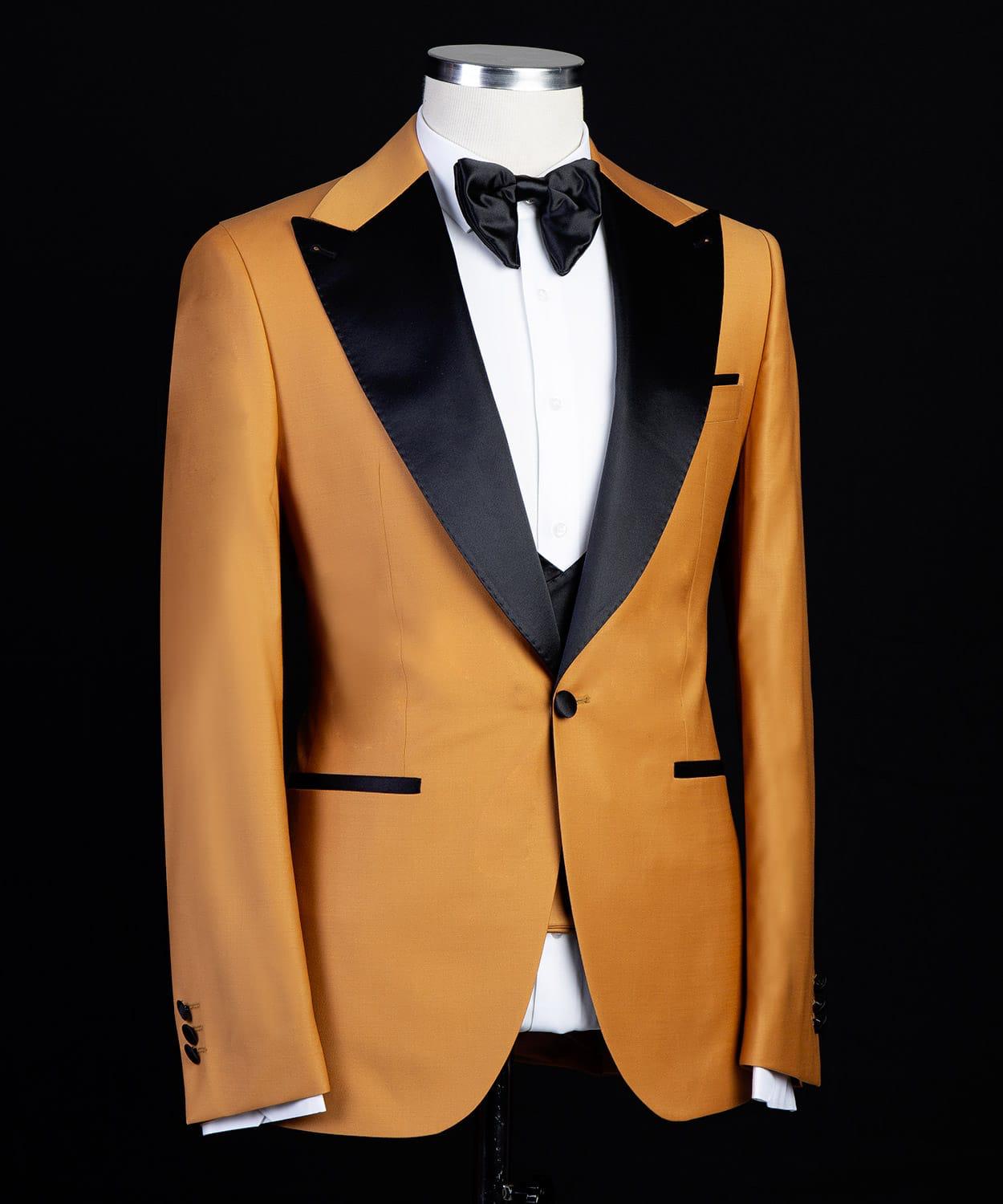 3 Piece Orange Tuxedo