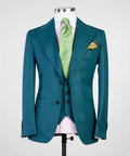 3 Piece Green Suit